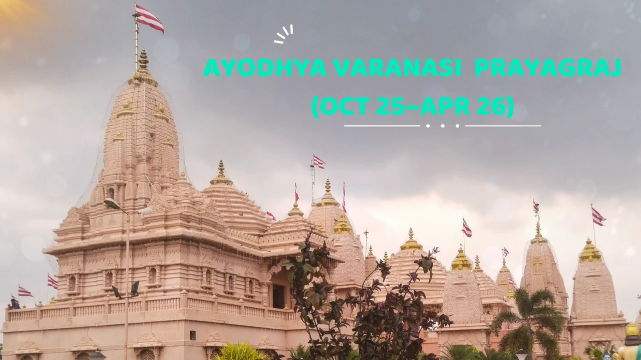 Ayodhya Varanasi Prayagraj Tours (Oct–Apr 2026)